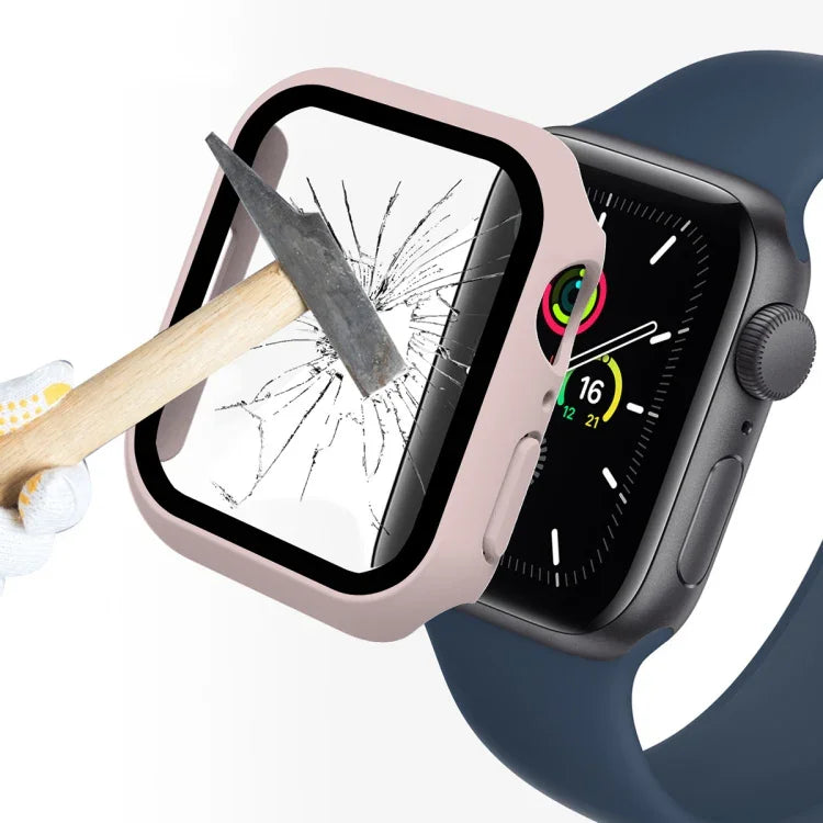 Apple Watch Series 7 41mm用 ENKAY Hat-Prince 2イン1 PCフレーム + 9H強化ガラスプロテクター フルカバレッジケース