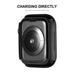 Apple Watch Series 7 41mm用 ENKAY Hat-Prince 2イン1 PCフレーム + 9H強化ガラスプロテクター フルカバレッジケース