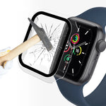 Apple Watch Series 7 45mm用 ENKAY Hat-Prince 2イン1 PCフレーム + 9H強化ガラスプロテクター フルカバレッジケース