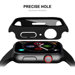 Apple Watch Series 7 45mm用 ENKAY Hat-Prince 2イン1 PCフレーム + 9H強化ガラスプロテクター フルカバレッジケース