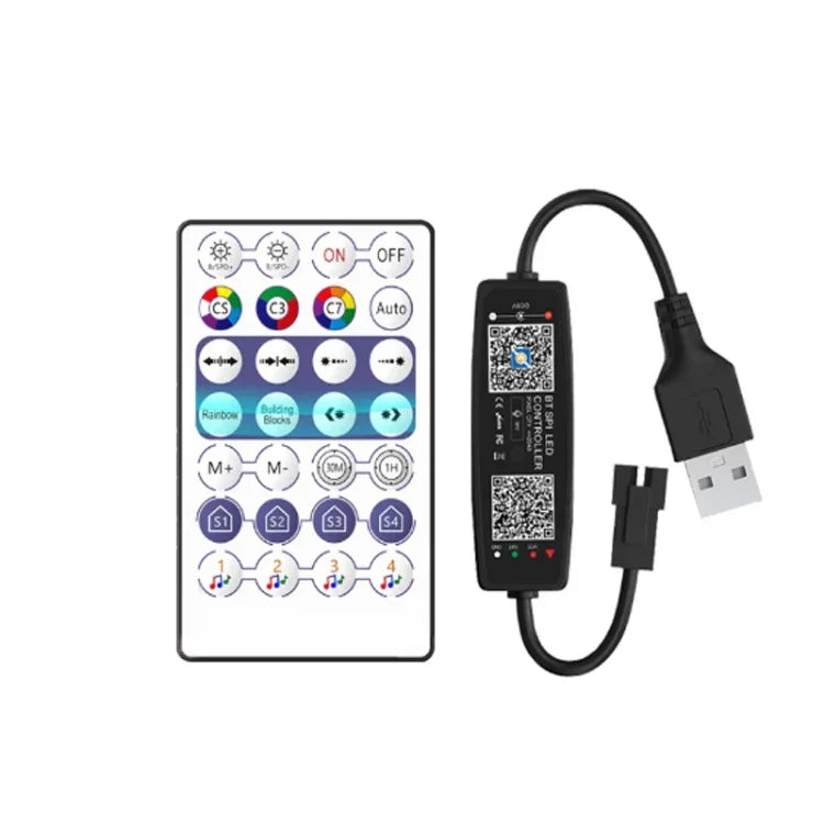 WS2812B USB 5V APPリモートコントローラー Bluetooth音楽コントローラー SK6812 WS2811 WS2812 LEDライトストリップ用