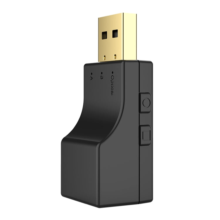 SW03 2-in-1 Bluetooth 5.0オーディオトランスミッター USB＋SPDIF 低遅延光ワイヤレスアダプター テレビ・PC用