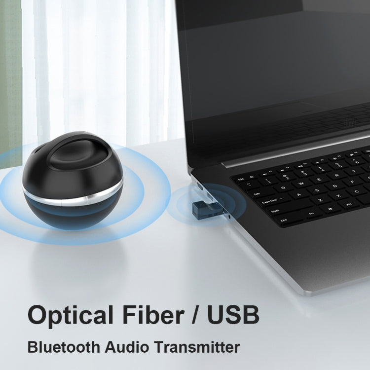 SW03 2-in-1 Bluetooth 5.0オーディオトランスミッター USB＋SPDIF 低遅延光ワイヤレスアダプター テレビ・PC用