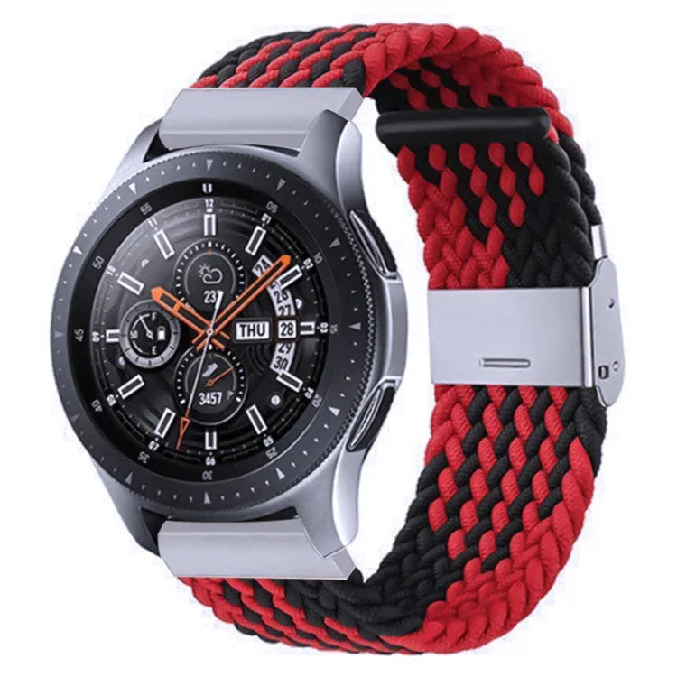 Galaxy Watch 4 20mm 用ナイロン編みメタルバックルストラップ、20mm