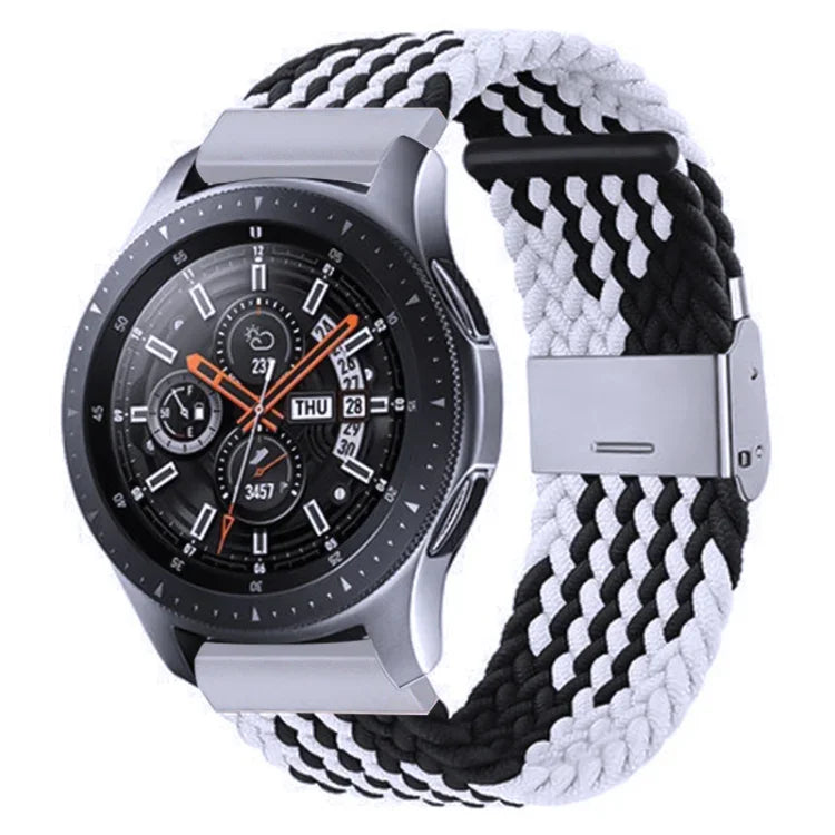 Galaxy Watch 4 20mm 用ナイロン編みメタルバックルストラップ、20mm