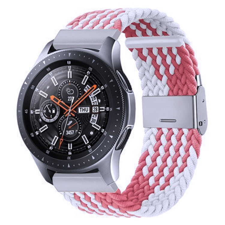 Galaxy Watch 4 20mm 用ナイロン編みメタルバックルストラップ、20mm