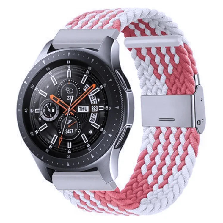 Galaxy Watch 4 20mm 用ナイロン編みメタルバックルストラップ、20mm