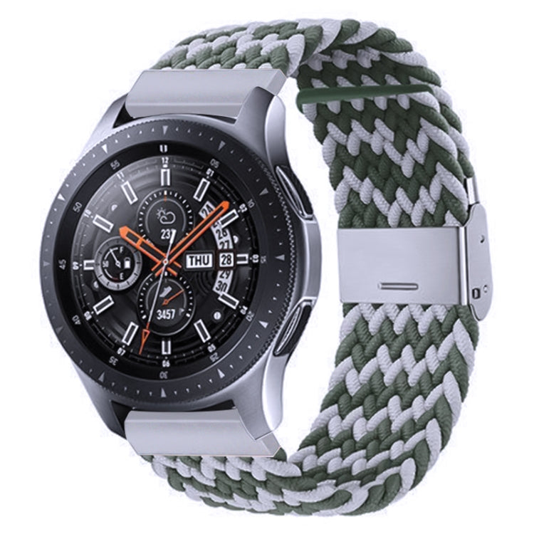 Galaxy Watch 4 20mm 用ナイロン編みメタルバックルストラップ、20mm