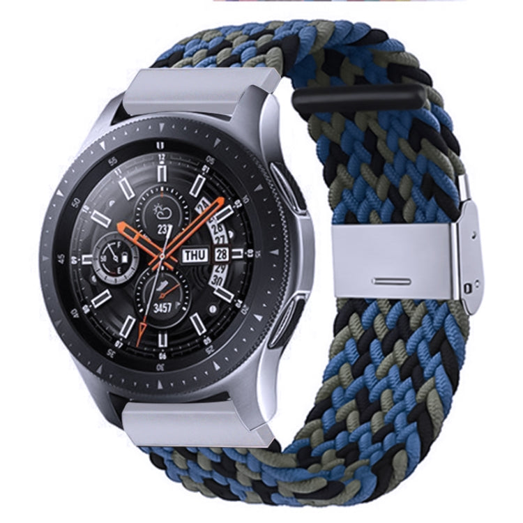 Galaxy Watch 4 20mm 用ナイロン編みメタルバックルストラップ、20mm