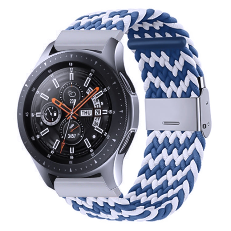 Galaxy Watch 4 20mm 用ナイロン編みメタルバックルストラップ、20mm