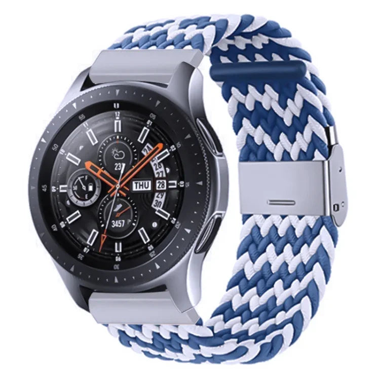 Galaxy Watch 4 20mm 用ナイロン編みメタルバックルストラップ、20mm