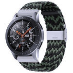 Galaxy Watch 4 20mm 用ナイロン編みメタルバックルストラップ、20mm