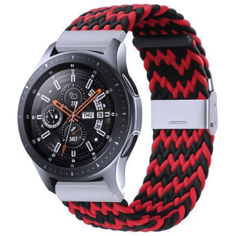 Galaxy Watch 4 20mm 用ナイロン編みメタルバックルストラップ、20mm