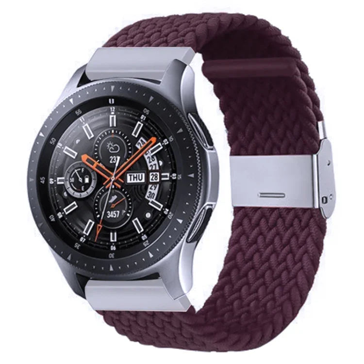 Galaxy Watch 4 20mm 用ナイロン編みメタルバックルストラップ、20mm