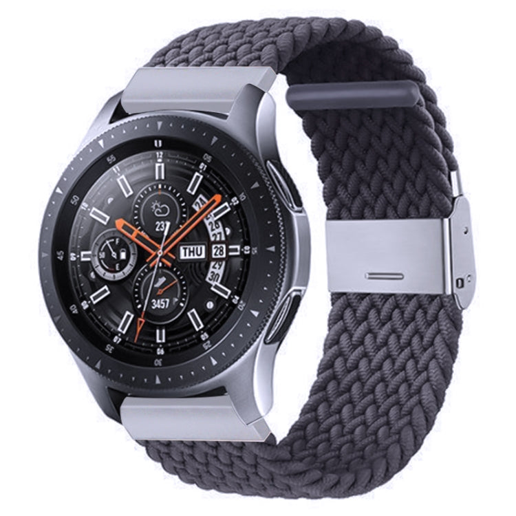 Galaxy Watch 4 20mm 用ナイロン編みメタルバックルストラップ、20mm