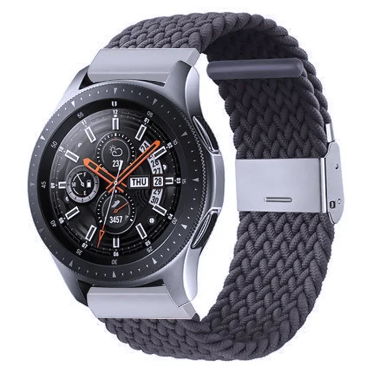 Galaxy Watch 4 20mm 用ナイロン編みメタルバックルストラップ、20mm
