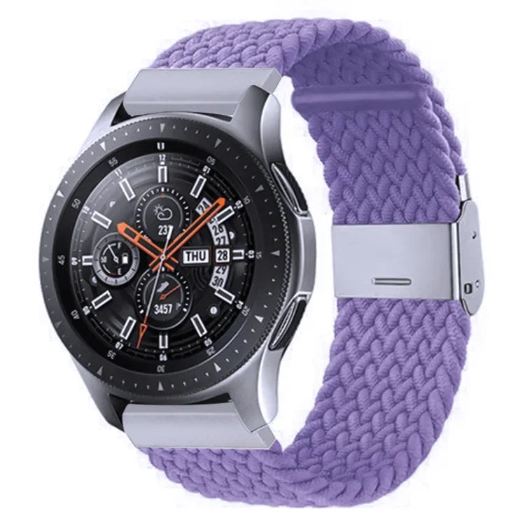 Galaxy Watch 4 20mm 用ナイロン編みメタルバックルストラップ、20mm