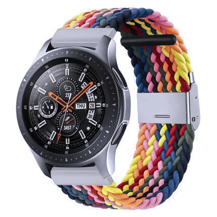 Galaxy Watch 4 20mm 用ナイロン編みメタルバックルストラップ、20mm