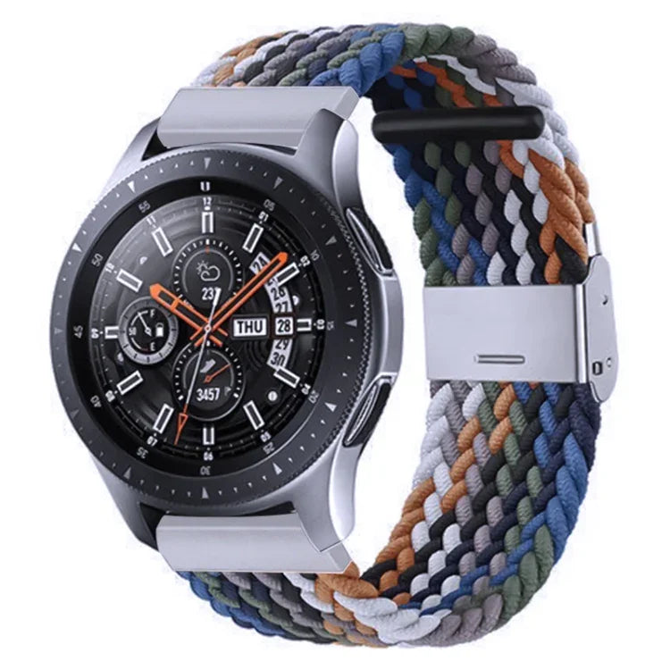 Galaxy Watch 4 20mm 用ナイロン編みメタルバックルストラップ、20mm