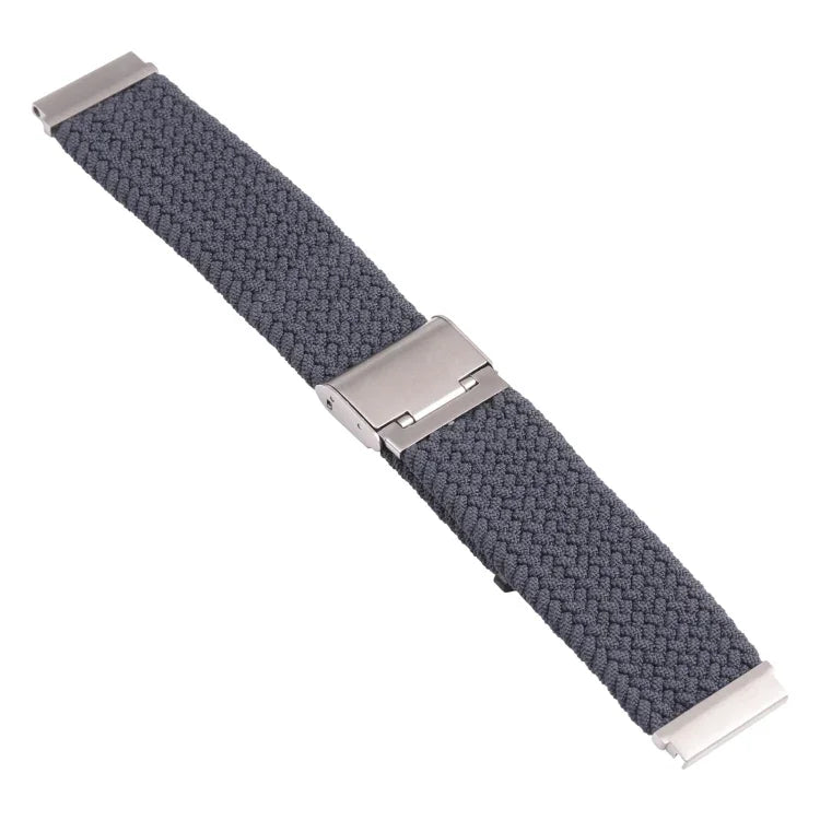 Galaxy Watch 4 20mm 用ナイロン編みメタルバックルストラップ、20mm