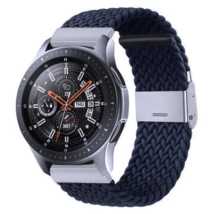 Galaxy Watch 4 20mm 用ナイロン編みメタルバックルストラップ、20mm