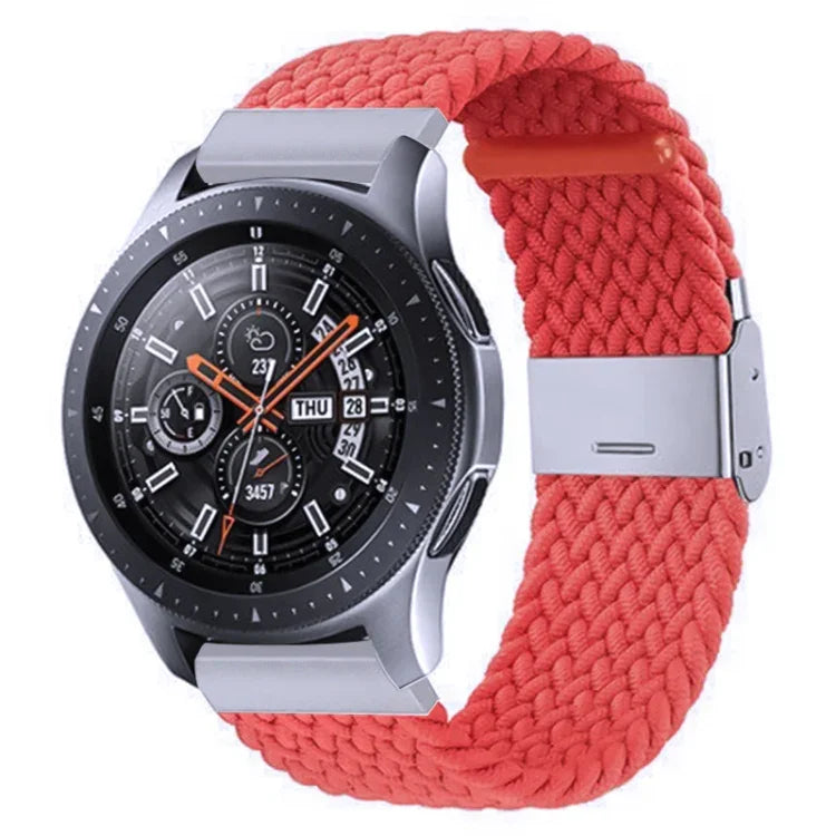 Galaxy Watch 4 20mm 用ナイロン編みメタルバックルストラップ、20mm