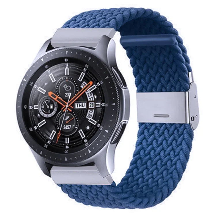 Galaxy Watch 4 20mm 用ナイロン編みメタルバックルストラップ、20mm