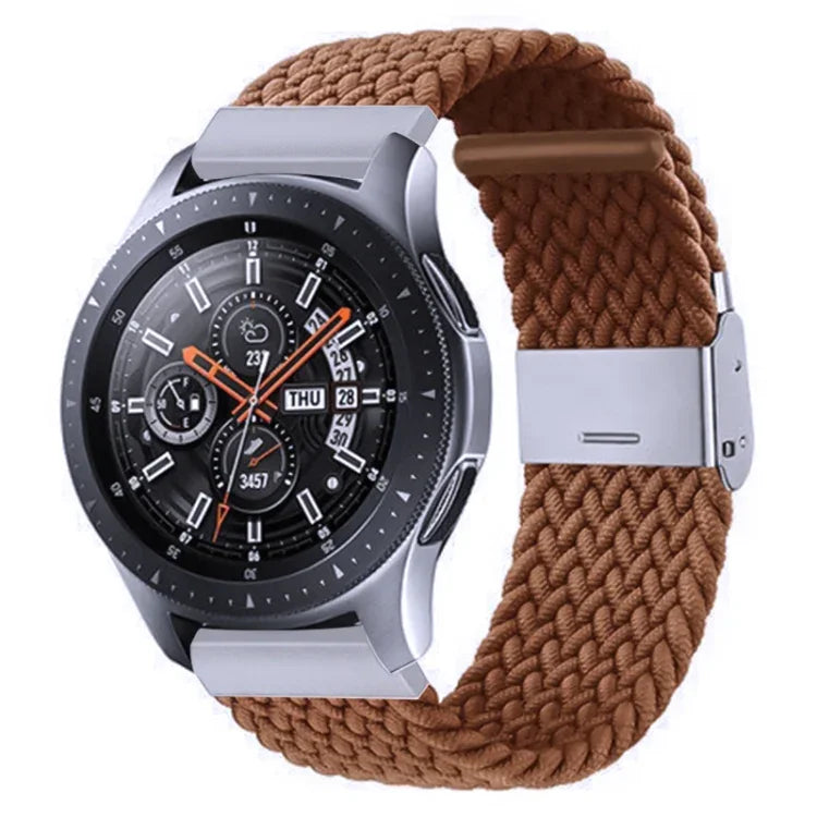 Galaxy Watch 4 20mm 用ナイロン編みメタルバックルストラップ、20mm