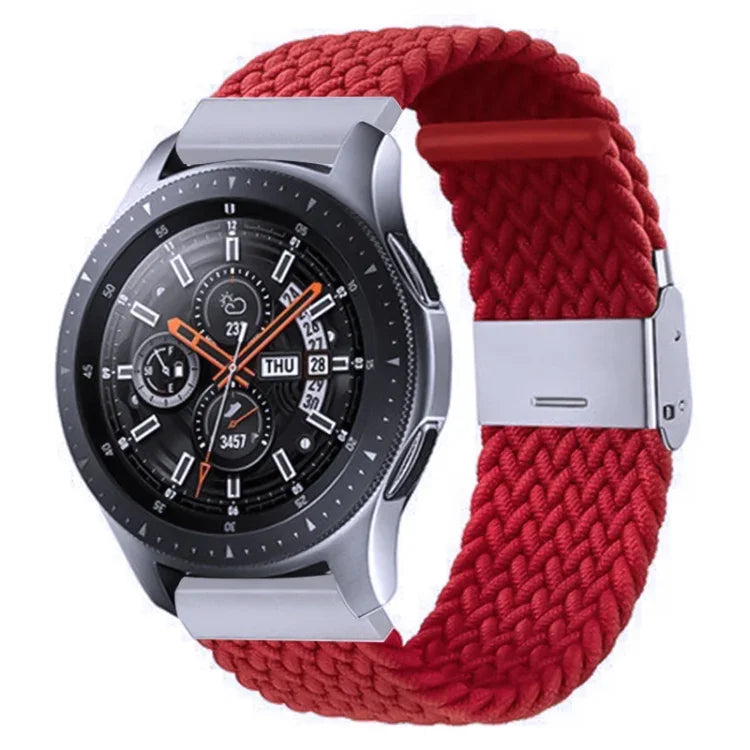Galaxy Watch 4 20mm 用ナイロン編みメタルバックルストラップ、20mm