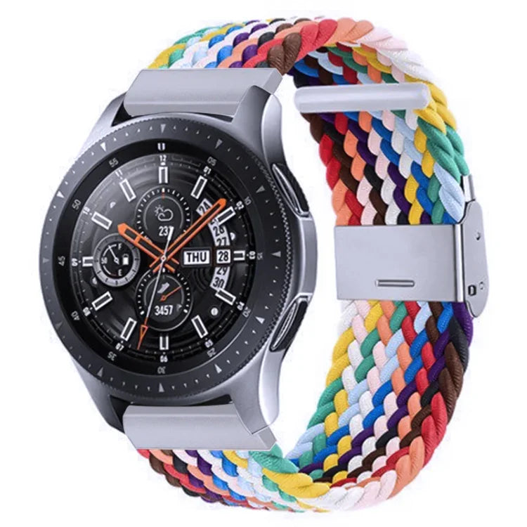 Galaxy Watch 4 20mm 用ナイロン編みメタルバックルストラップ、20mm
