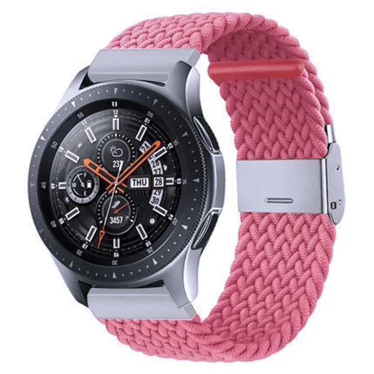 Galaxy Watch 4 20mm 用ナイロン編みメタルバックルストラップ、20mm