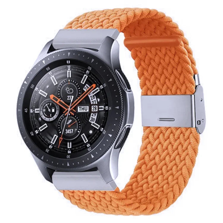 Galaxy Watch 4 20mm 用ナイロン編みメタルバックルストラップ、20mm