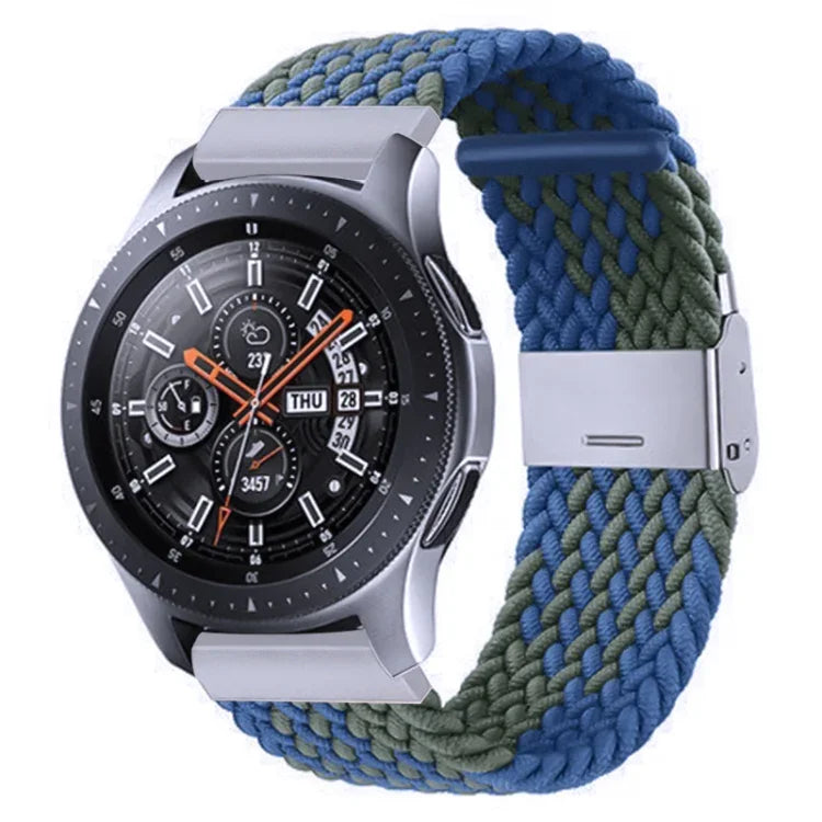 Galaxy Watch 4 20mm 用ナイロン編みメタルバックルストラップ、20mm
