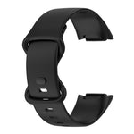 For Fitbit Charge 5 Monochromatic Silica Gel To Replace Watch Strap, Size：Large Size, Size: Small Size