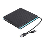 ユニバーサル光学ドライブ Type-C USB 3.0 外付け DVD/CD/VCDライター RW SVCDドライブプレーヤー ユニバーサル光学ドライブ