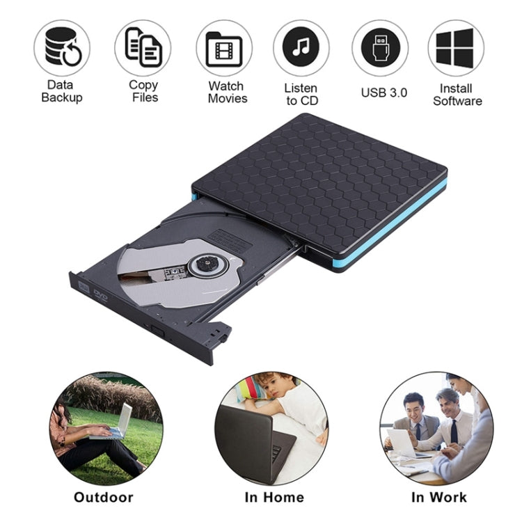 ユニバーサル光学ドライブ Type-C USB 3.0 外付け DVD/CD/VCDライター RW SVCDドライブプレーヤー ユニバーサル光学ドライブ