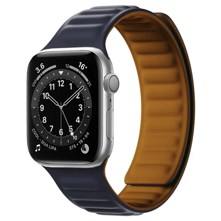 シリコンマグネットストラップウォッチバンド Apple Watchシリーズ用、7 41mm / 6&SE&5&4 40mm / 3&2&1 38mm、7 45mm / 6&SE&5&4 44mm / 3&2&1 42mm