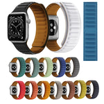 シリコンマグネットストラップウォッチバンド Apple Watchシリーズ用、7 41mm / 6&SE&5&4 40mm / 3&2&1 38mm、7 45mm / 6&SE&5&4 44mm / 3&2&1 42mm