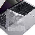 ENKAY 超薄型ソフトTPUラップトップキーボード保護フィルム MacBook Air 13.6 2022/2024 A2681 (M2) / A3113 (M3) 用, バージョン: US版, US版, EU版