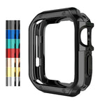 耐落下電気めっきTPUウォッチ保護ケース Apple 1/2/3/4/5/6/7/SE用、38mm/40mm/41mm、42mm/44mm/45mm