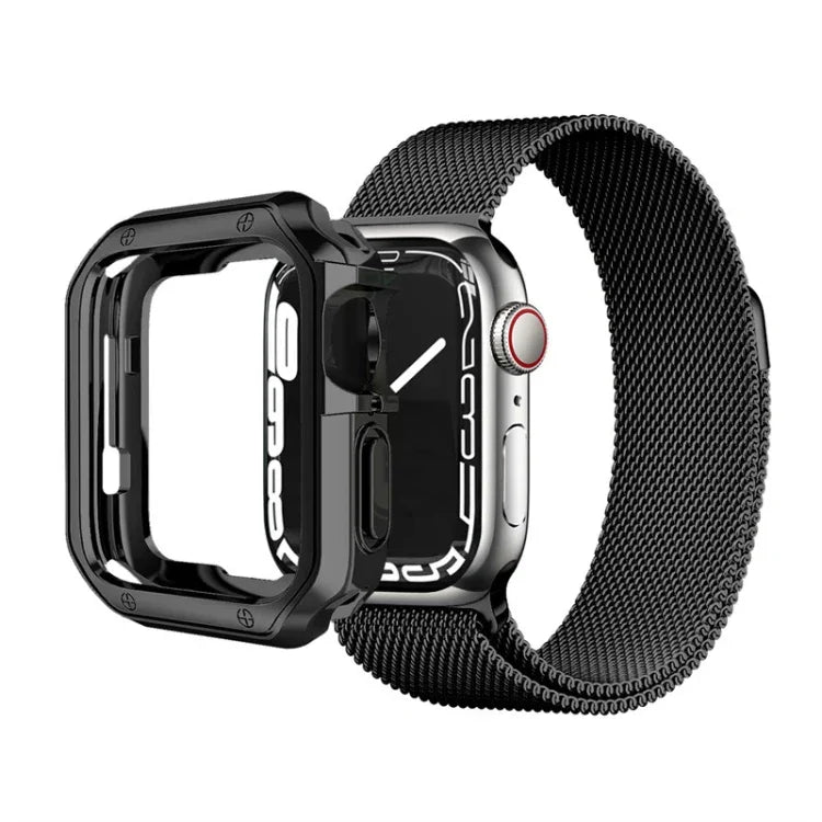 耐落下電気めっきTPUウォッチ保護ケース Apple 1/2/3/4/5/6/7/SE用、38mm/40mm/41mm、42mm/44mm/45mm