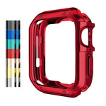 耐落下電気めっきTPUウォッチ保護ケース Apple 1/2/3/4/5/6/7/SE用、38mm/40mm/41mm、42mm/44mm/45mm