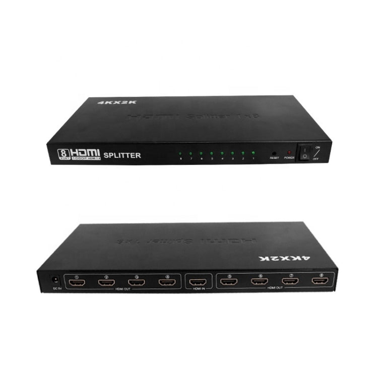 1 x 8 4K x 2K 3840*2160/30HZ HDMI スプリッター、1 x 8 4K x 2K