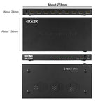 1 x 8 4K x 2K 3840*2160/30HZ HDMI スプリッター、1 x 8 4K x 2K