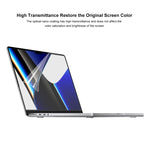 ENKAY クリアHD PETラップトップスクリーンプロテクター MacBook Pro 14.2インチ A2442用, MacBook Pro 16.2インチ A2485/A2880 2023用