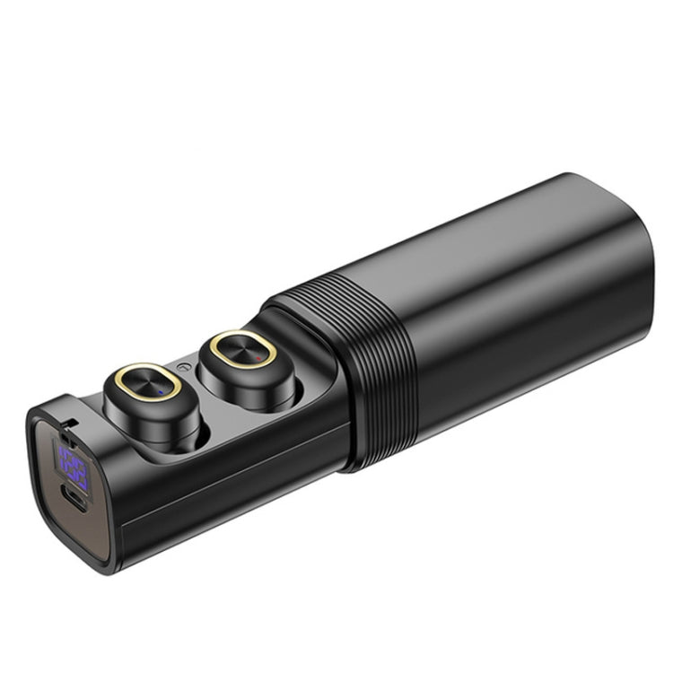 T&G TG909 TWS インイヤー ミニ デュアルチャンネル ステレオ Bluetooth イヤホン LEDディスプレイ付き