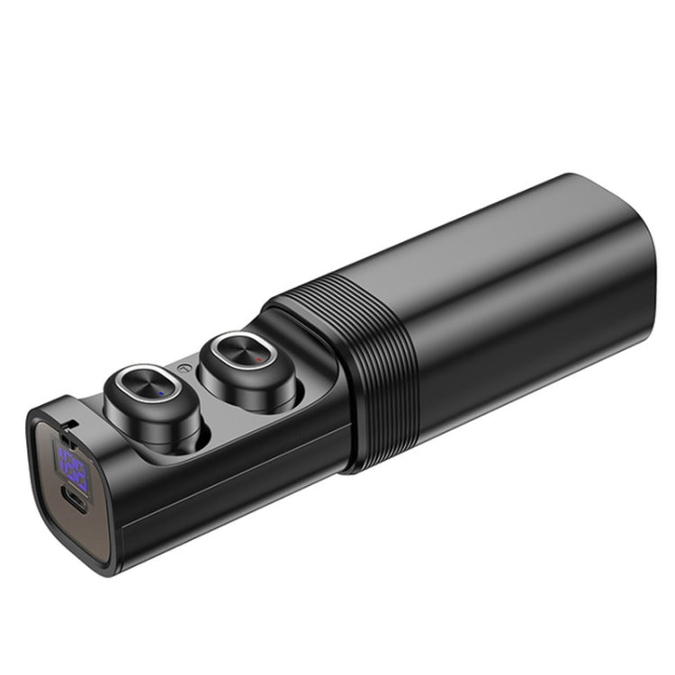 T&G TG909 TWS インイヤー ミニ デュアルチャンネル ステレオ Bluetooth イヤホン LEDディスプレイ付き