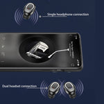 T&G TG909 TWS インイヤー ミニ デュアルチャンネル ステレオ Bluetooth イヤホン LEDディスプレイ付き