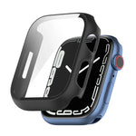 耐衝撃PC保護ケース 強化ガラスフィルム付き Apple Watch Series 9 / 8 / 7 45mm、Apple Watch Series 9 / 8 / 7 41mm対応