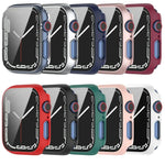 耐衝撃PC保護ケース 強化ガラスフィルム付き Apple Watch Series 9 / 8 / 7 45mm、Apple Watch Series 9 / 8 / 7 41mm対応